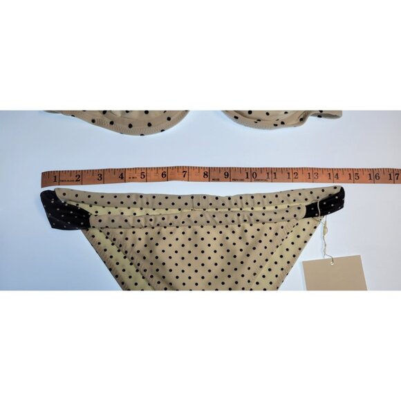 SAME LOS ANGELES 2 PC BIKINY WOMENS The Lady Bra And Rucched Bottom High Weist L - Picture 3 of 5